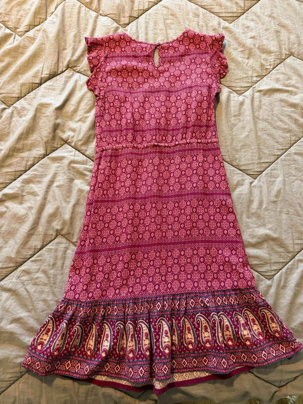 Old Navy Girls Pink Paisley dress